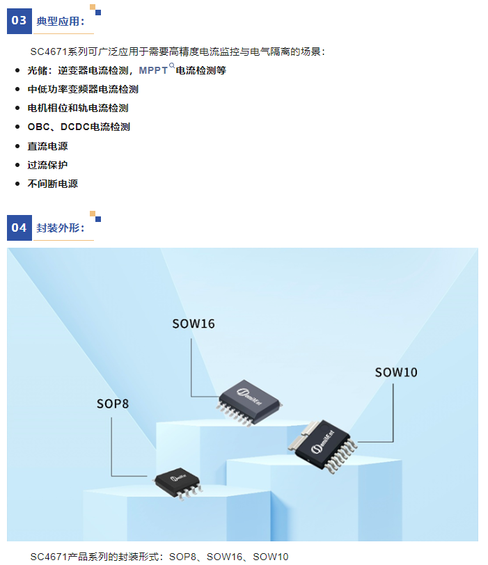 赛卓“芯”品 | SC4671系列第二代单片式霍尔电流传感器芯片